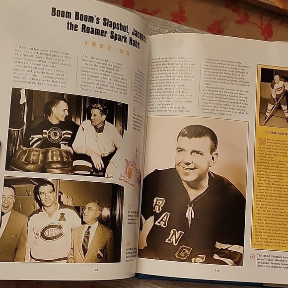 𝅺Great Book of Hockey oversized hardcover book - Picture 5 of 10